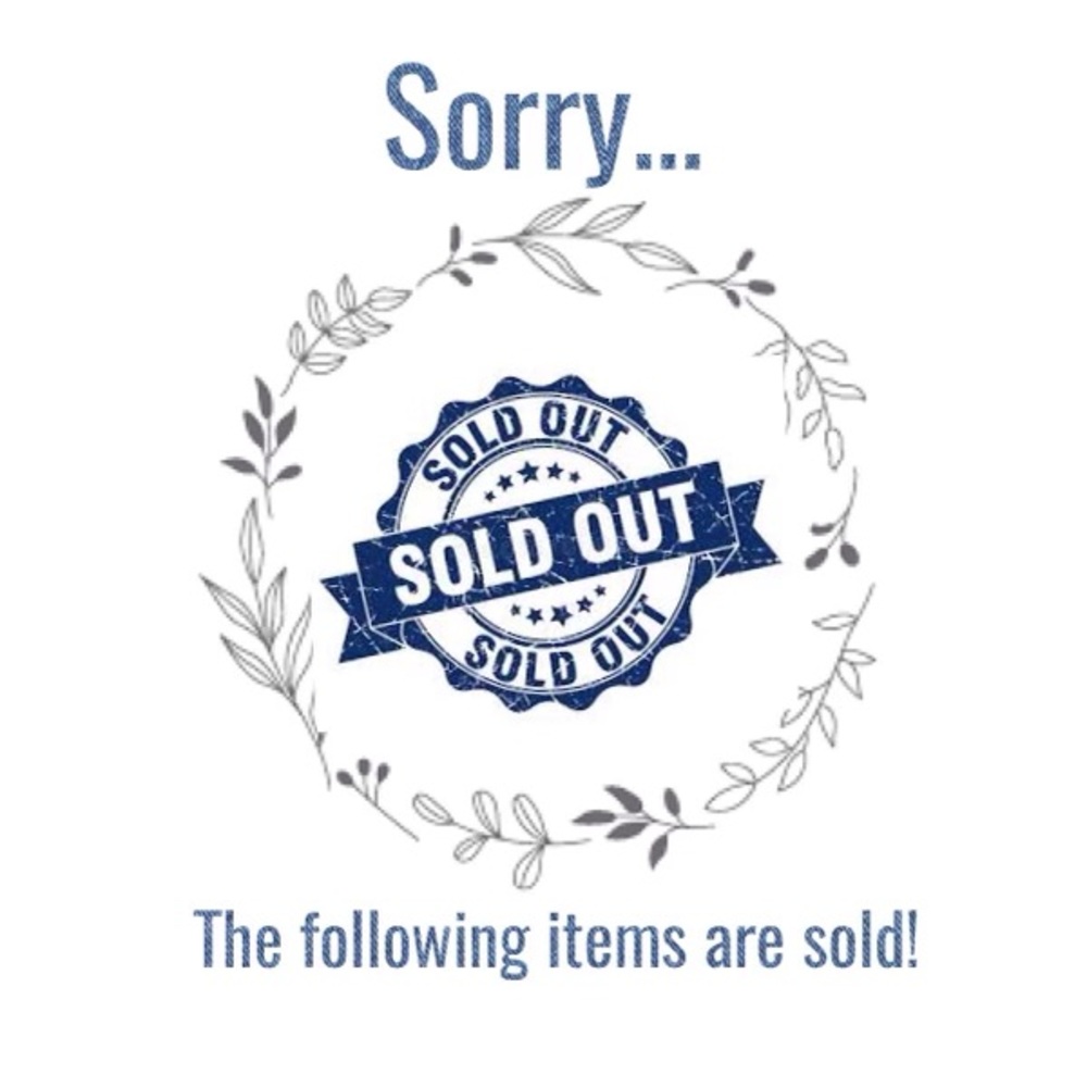 SOLD ITEMS AHEAD!!!!!